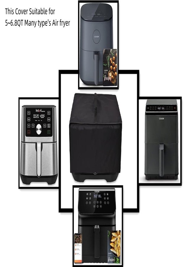 AF-WAN Heavy Duty Heat-Resistant Waterproof Dust-Proof Air Fryer Cover for COSORI Pro II Smart Air Fryer 5.8QT-CS358-AF/Pro LE 5-Qt Airfryer-CAF-L501-KUS,Instant Pot Air Fryer Oven, 6 Quart and Other Models - Image 2